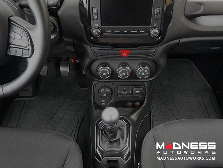 Jeep Renegade Floor Mats - All Weather Rubber - Premium Version